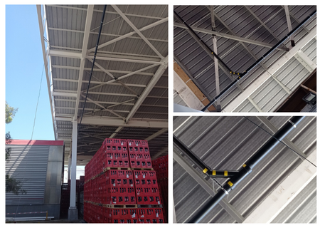 Caso de éxito de instalación Sistema RAINPLUS en el sector industrial Caso de éxito de instalación Sistema RAINPLUS en el sector industrial